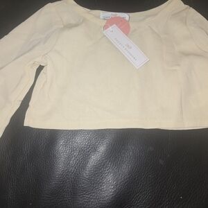 Kids Cream Long Sleeve Tee by